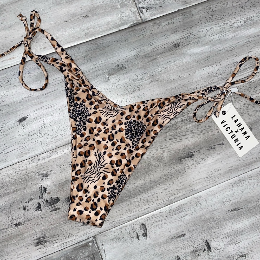 LaHana Leopard bikini bottoms xLarge
